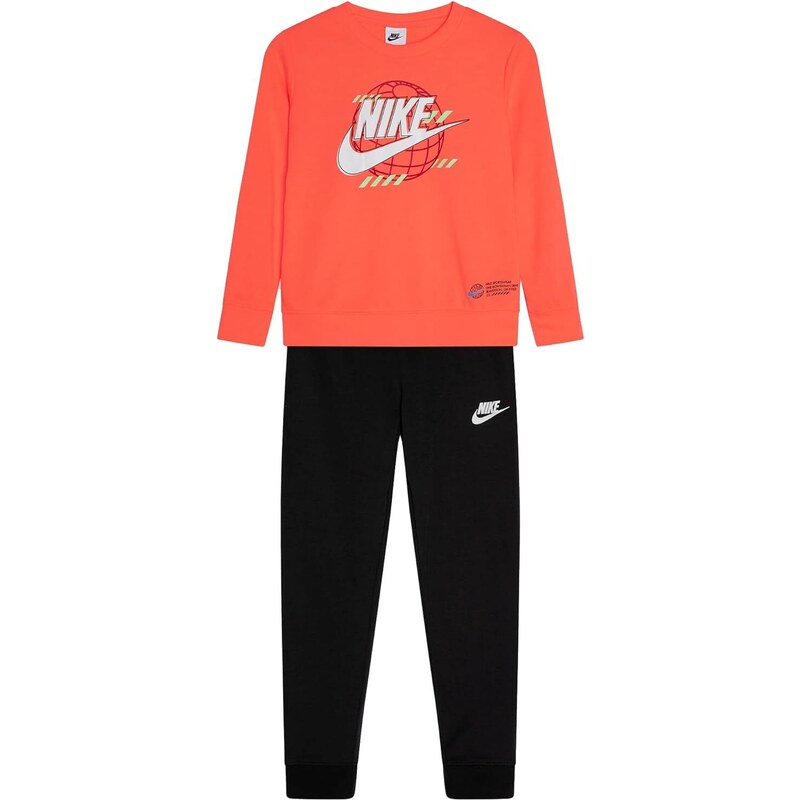 Nike Tuta completa Digital Escape Nera arancione kids