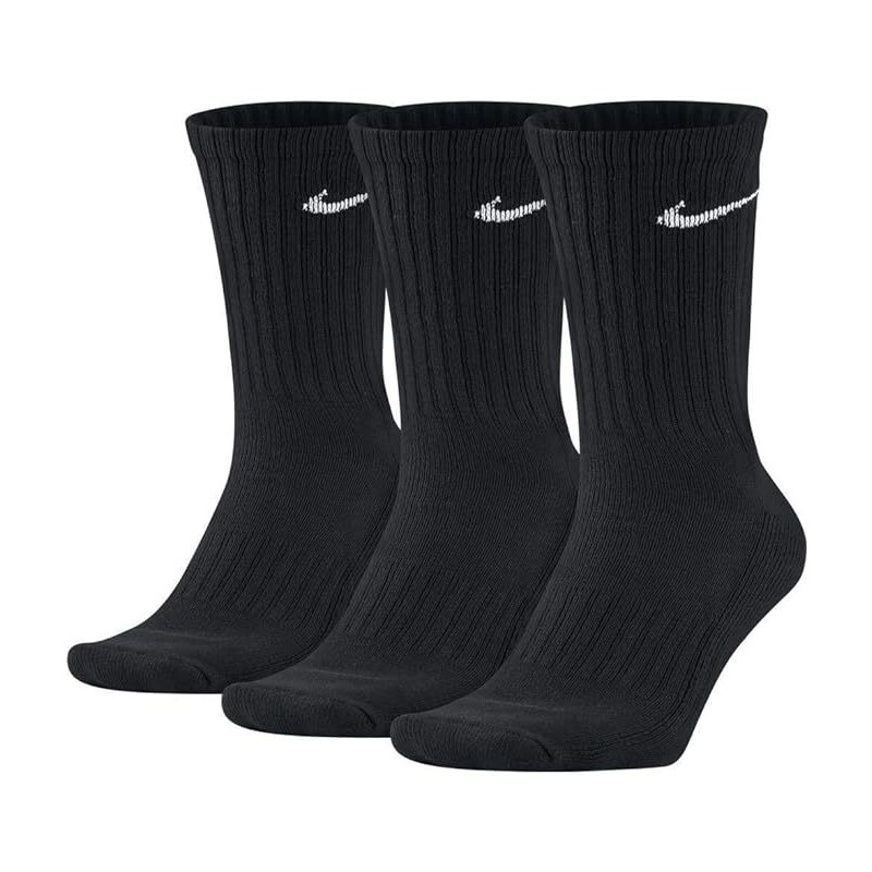 Nike set di 3 paia di calze Value Cotton Crew black uomo