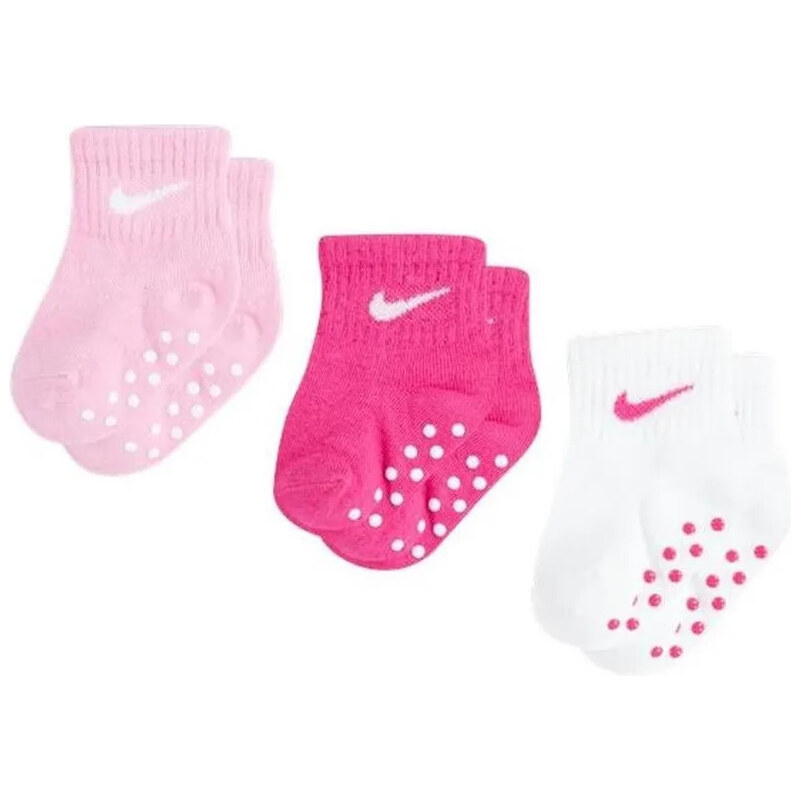 Nike Cora Futura Gripper 3Pk Rosa Bambina