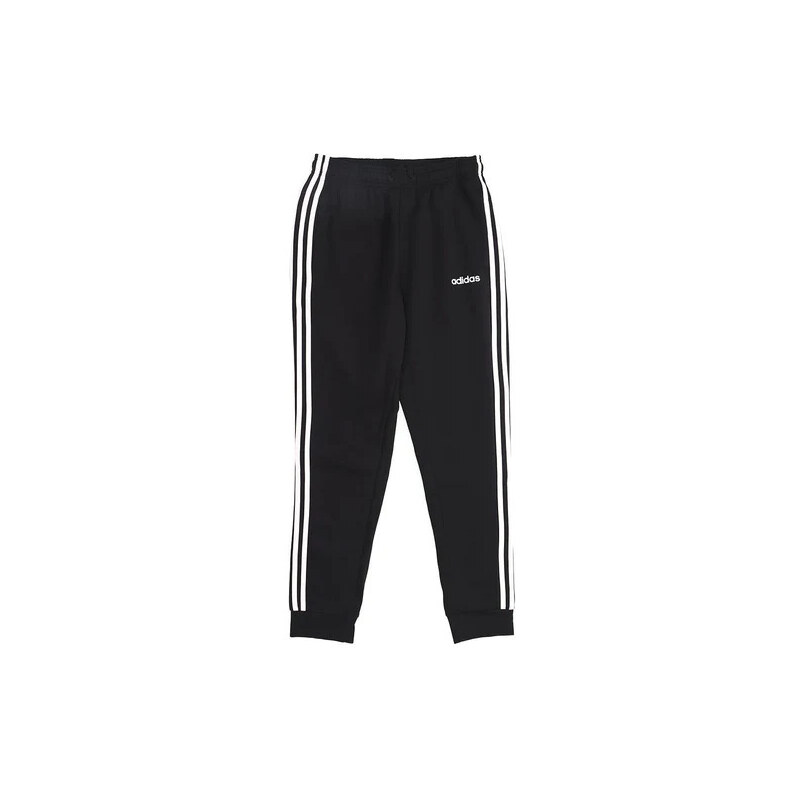 no Adidas Essentials 3 Stripes Tapered pantalone nero uomo