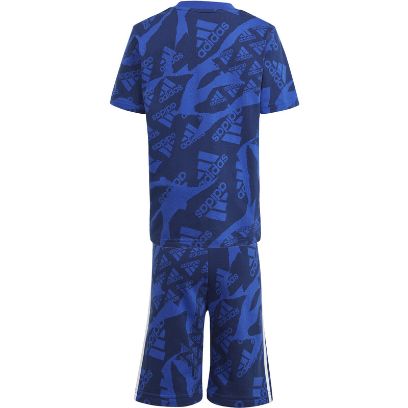 Adidas t-shirt mc bambini blu