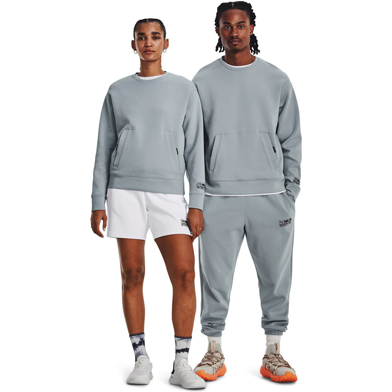 Felpa Under Armour Summit Knit Crew Blue XS
