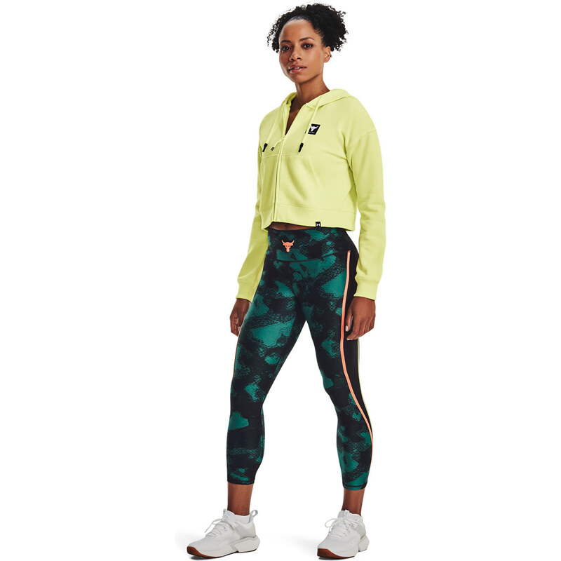 Felpa Under Armour Project Rck Hw Terry Fz Green S