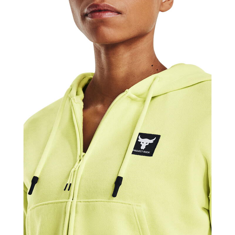 Felpa Under Armour Project Rck Hw Terry Fz Green S