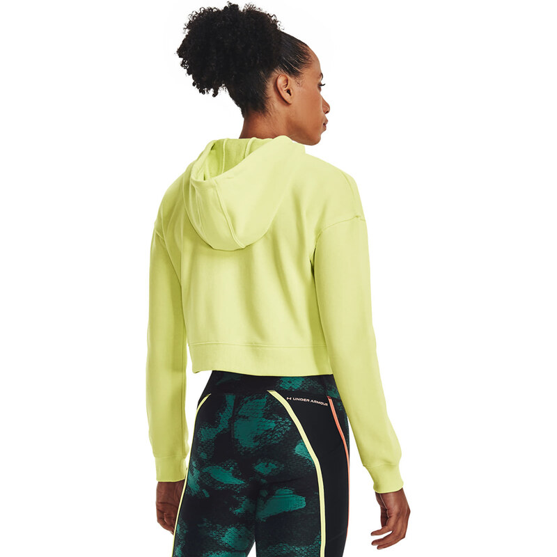 Felpa Under Armour Project Rck Hw Terry Fz Green S