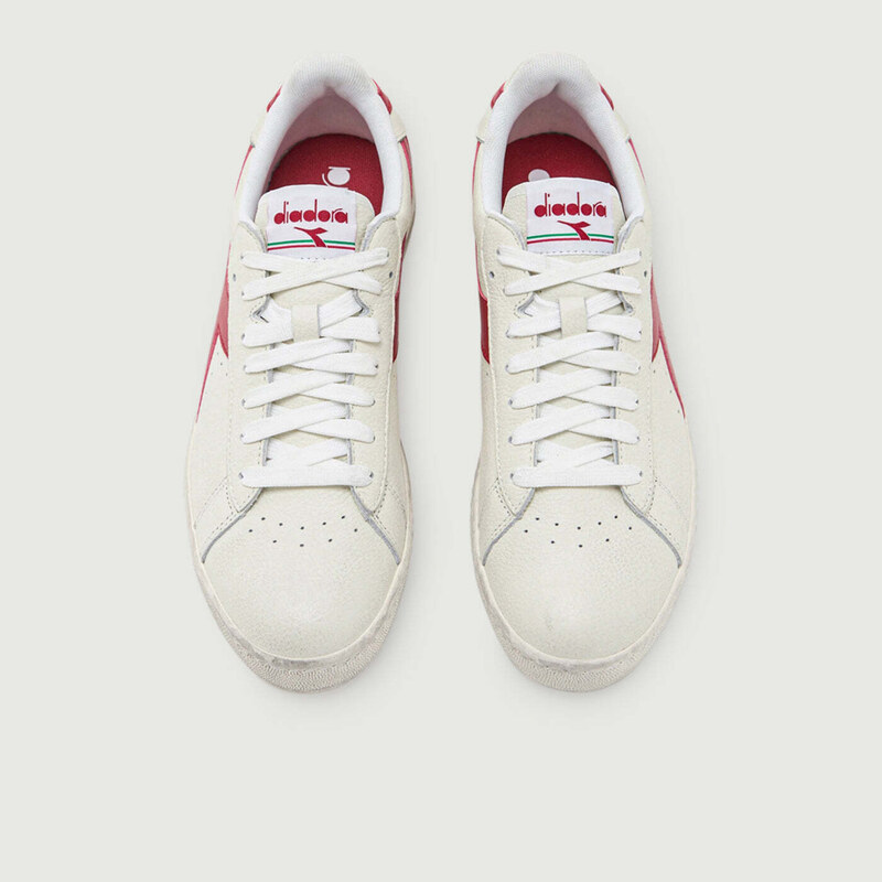 DIADORA SNEAKERS GAME L LOW WAXED BIANCO ROSSO
