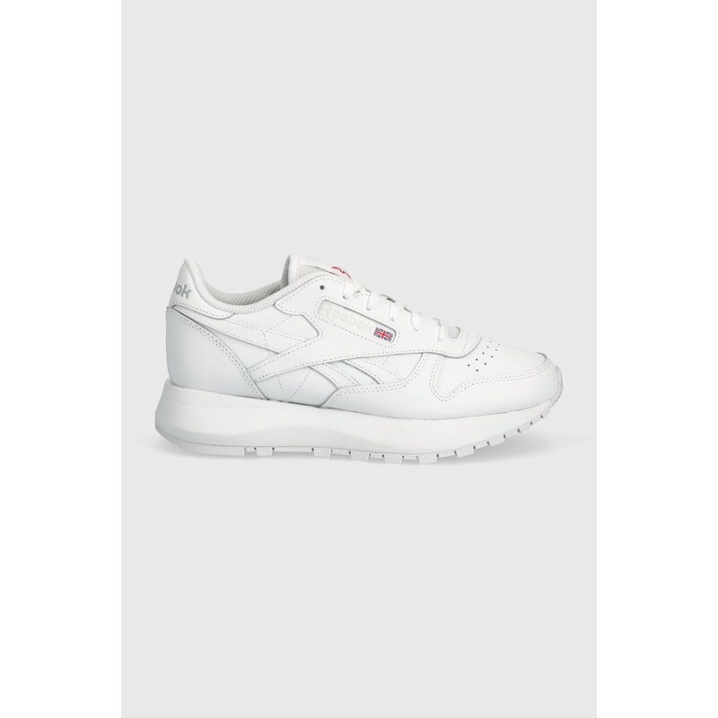 Reebok Classic sneakers in pelle Classic Leather colore bianco 100074458