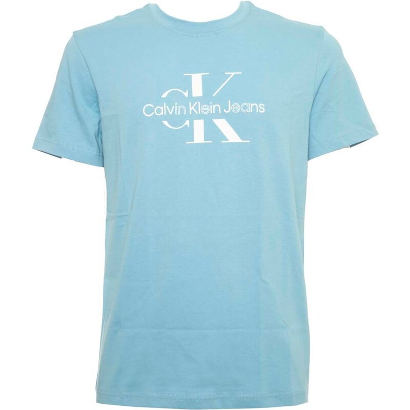 Calvin Klein T-Shirt con maxi logo stampato in contrasto