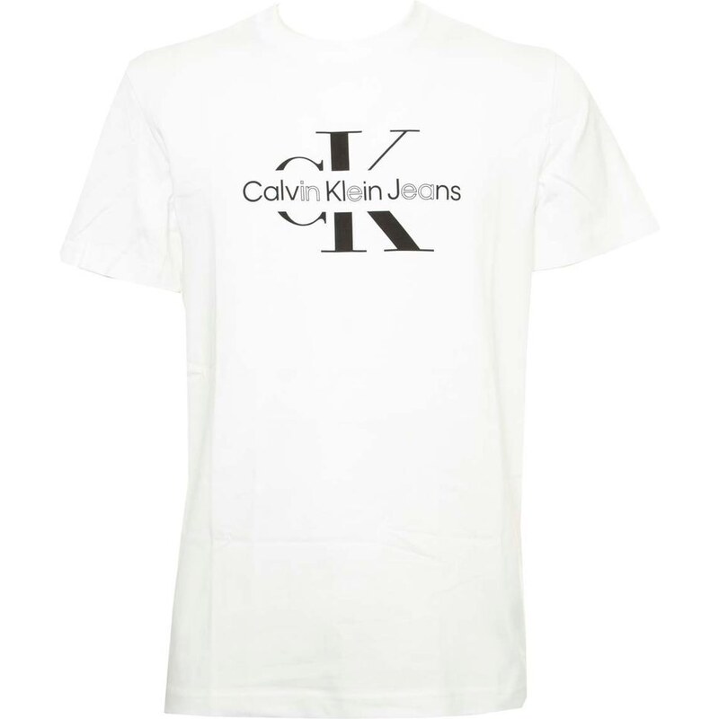 Calvin Klein T-Shirt con maxi logo stampato in contrasto