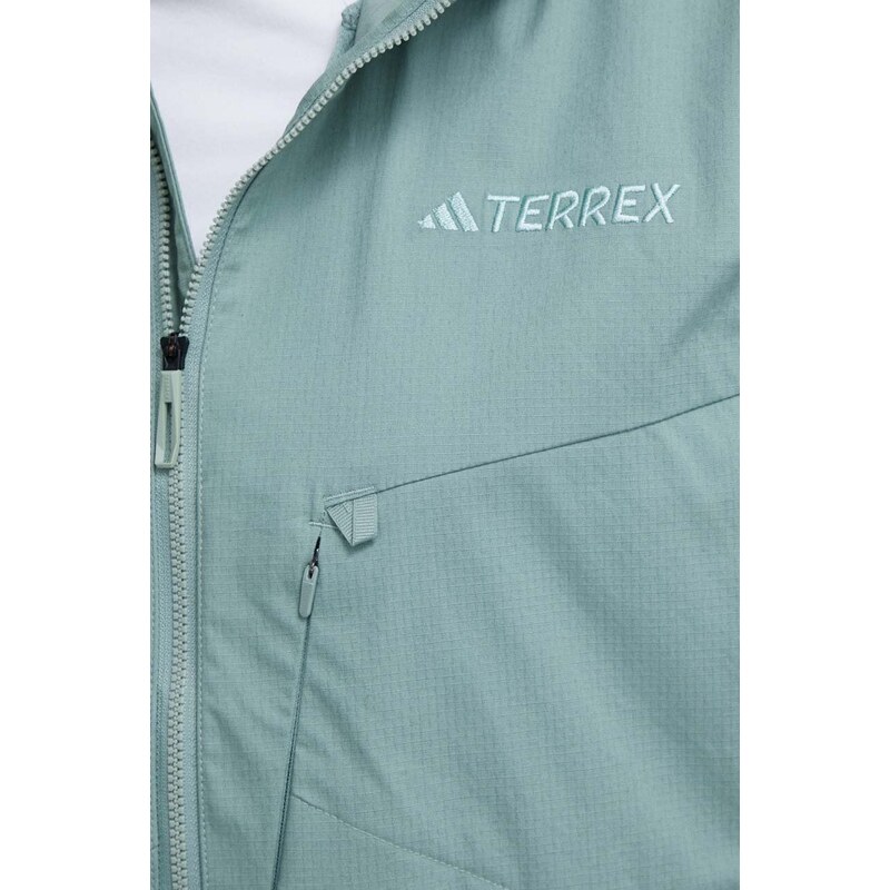 adidas TERREX giacca antivento Xploric colore verde IN4629