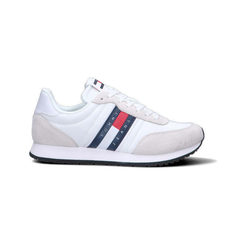 TOMMY HILFIGER JEANS SNEAKERS UOMO BIANCO SNEAKERS