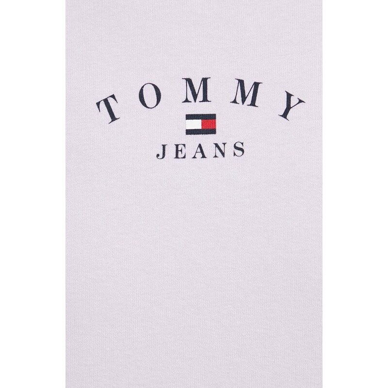 Tommy Jeans felpa donna colore violetto