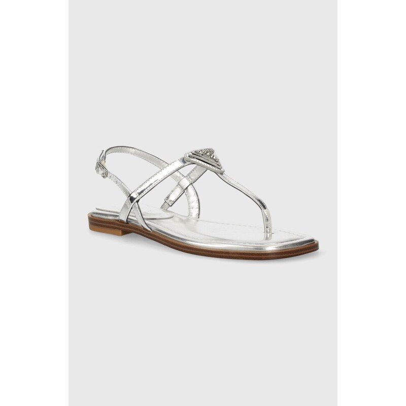 GUESS Sandali Binks Donna - Colore Oro 710, Plateau 6cm, Tomaia Intrecciata E Fibbie Oversize - Eleganti Dalla Mattina Alla Sera, Taglie 40 E 42 EU