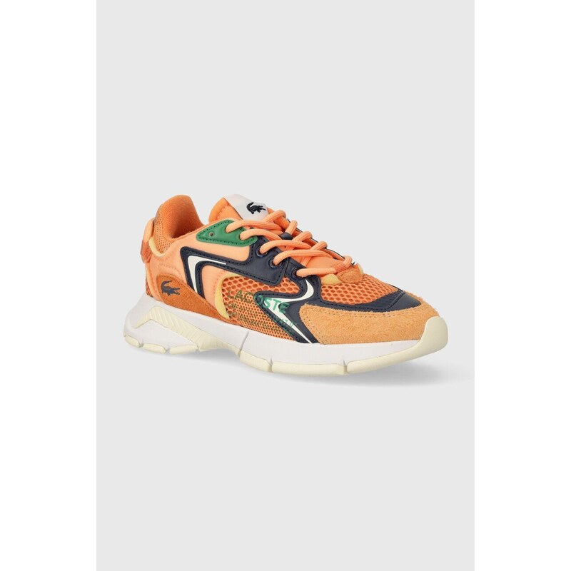 Lacoste sneakers L003 Neo Contrasted Textile colore arancione 47SFA0007