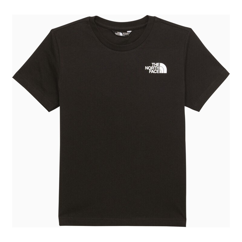 The North Face T-Shirt girocollo nera in cotone con logo