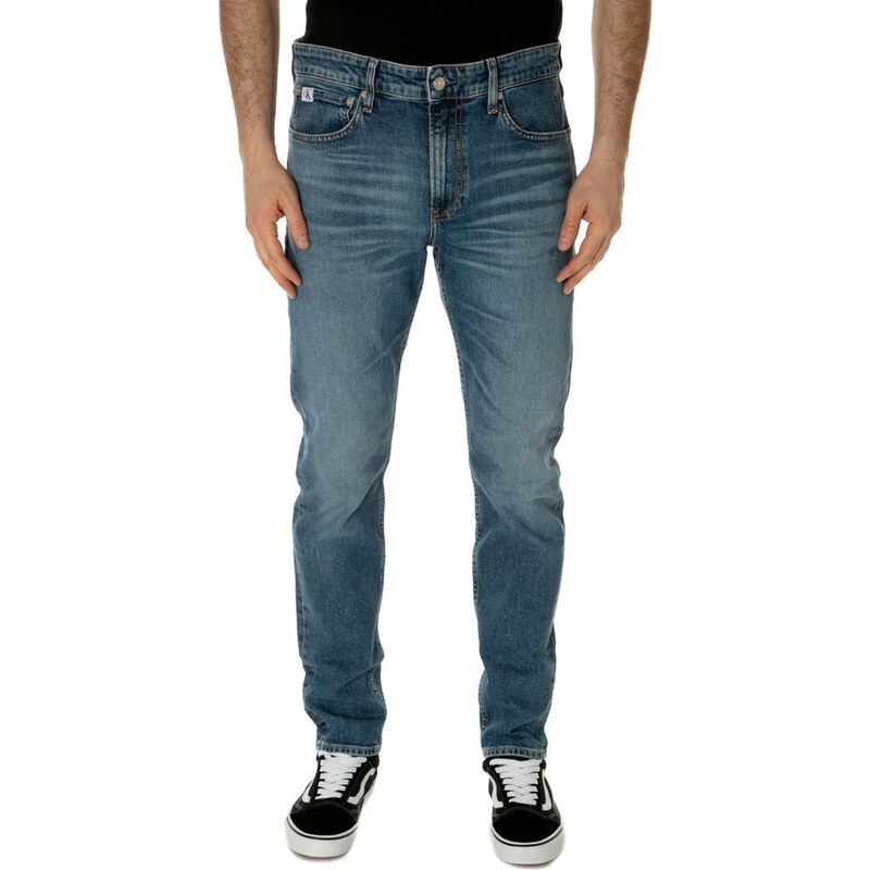 Calvin Klein Jeans Slim Taper in denim scolorito