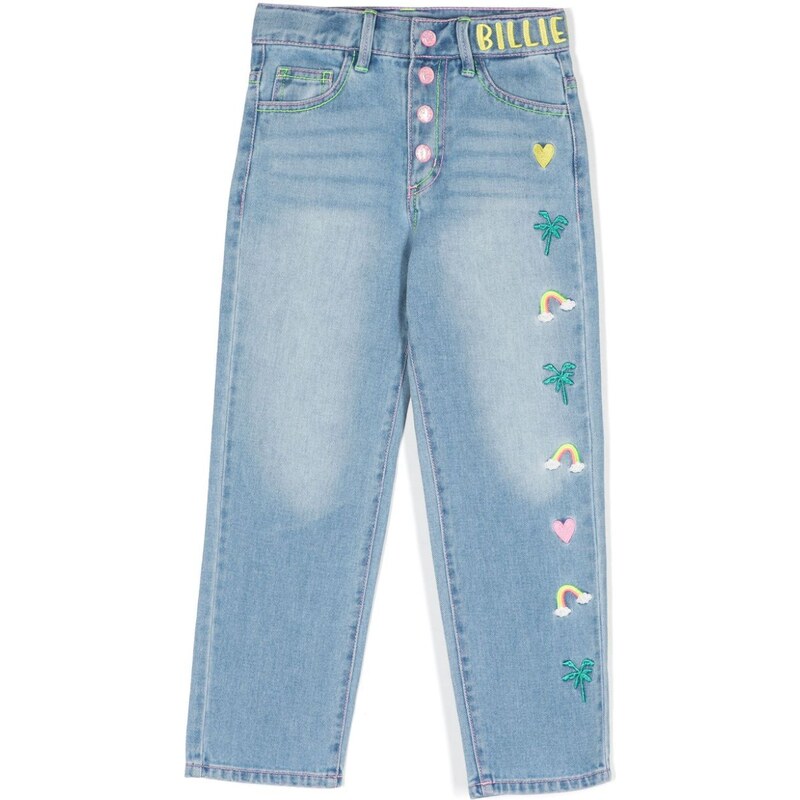 BILLIE BLUSH KIDS Jeans con ricami