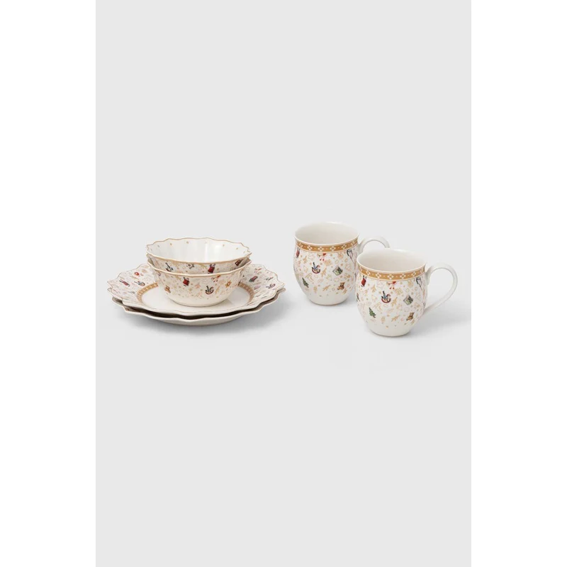 Piatto Da Colazione Villeroy & Boch Con Motivo Cesto Di Frutta – Diametro 21 Cm, Adatto A Microonde E Lavastoviglie