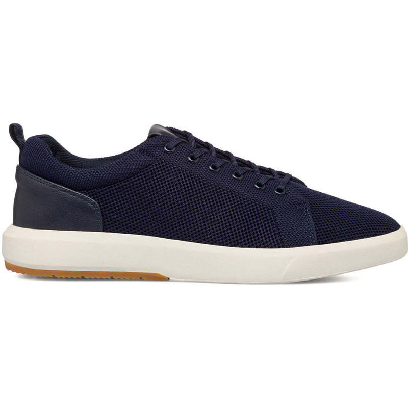 Sneakers blu navy da uomo in tessuto Riflessi Urbani