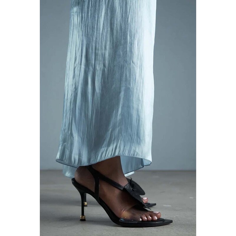 Vanda Novak sandali in pelle Gloria colore nero