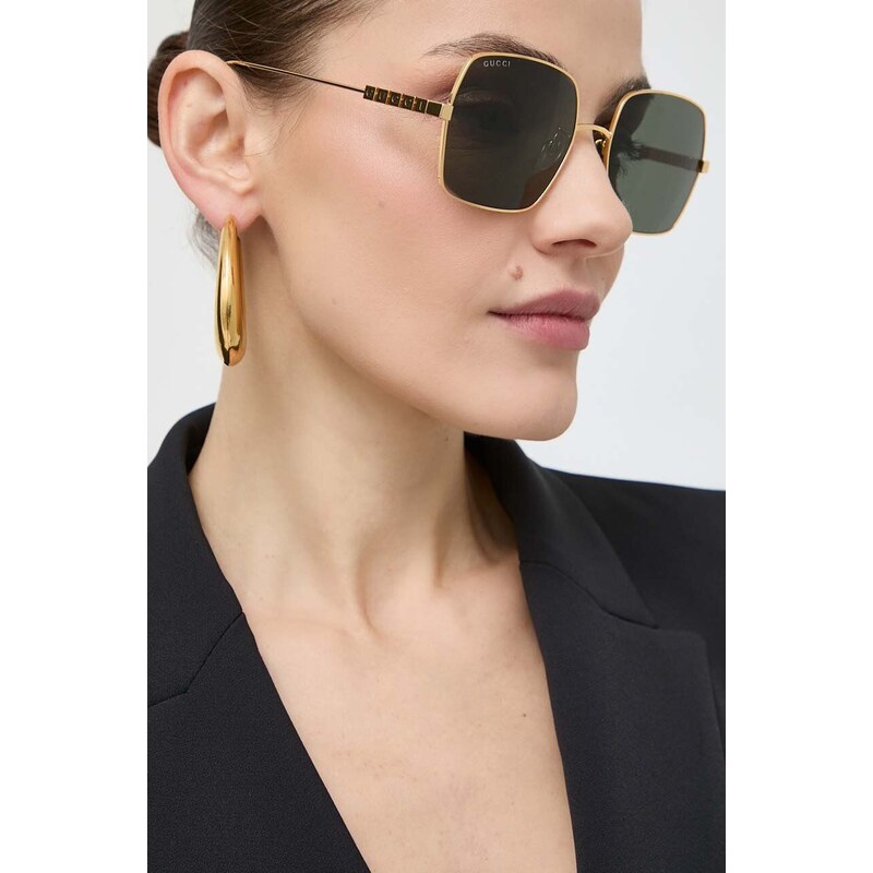 Gucci occhiali da sole donna colore oro