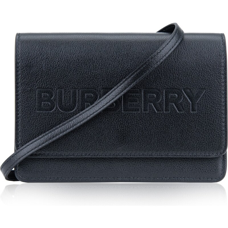 BURBERRY 8061359 BLACK Shoulder Bag Nero Pelle, Tessuto