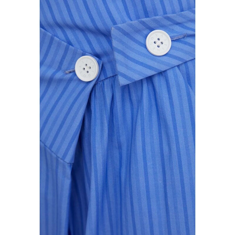Stine Goya pantaloni in cotone colore blu