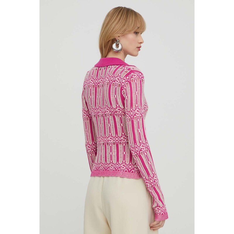 Stine Goya maglione in cotone Kiza colore rosa