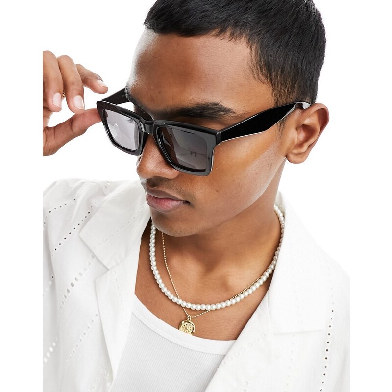 New Look - Occhiali da sole neri-Nero
