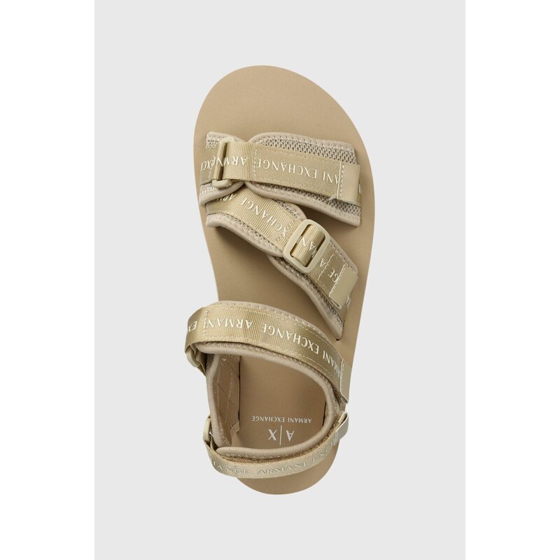 Armani Exchange sandali uomo colore beige XUP014 XV819 00117
