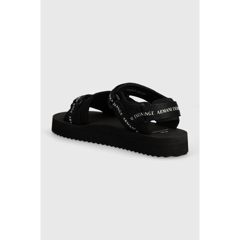 Armani Exchange sandali uomo colore nero XUP014 XV819 00002