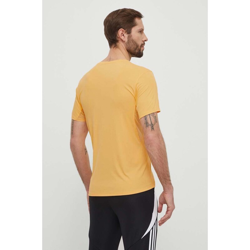 adidas Performance maglietta da corsa Adizero colore giallo IR7126