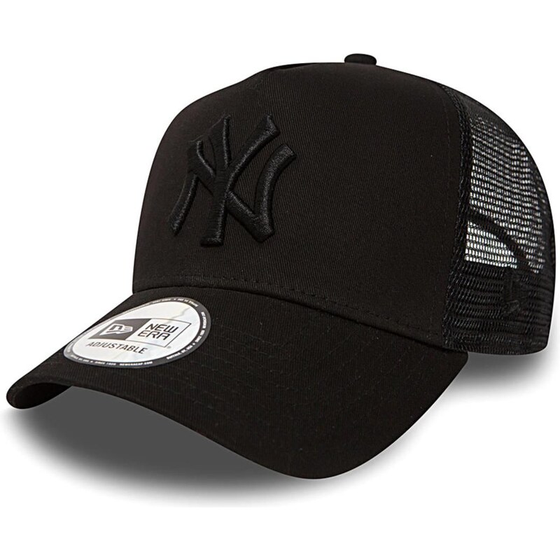 New Era Cappello Trucker Clean New York Yankees Nero