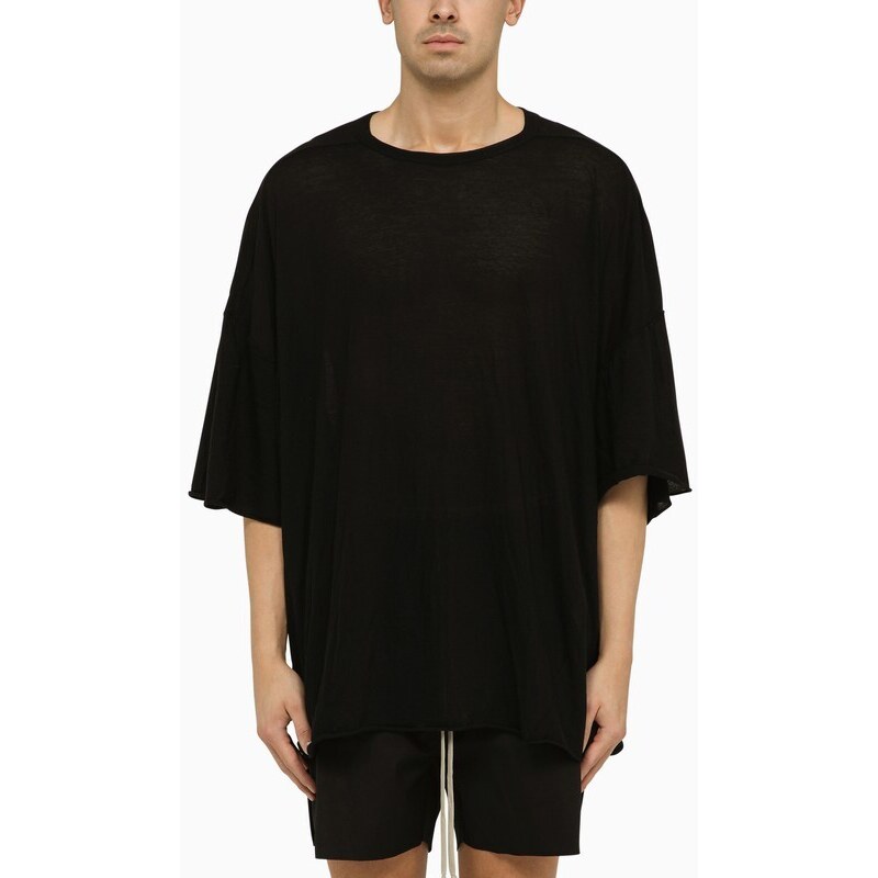 Rick Owens T-shirt over nera in cotone