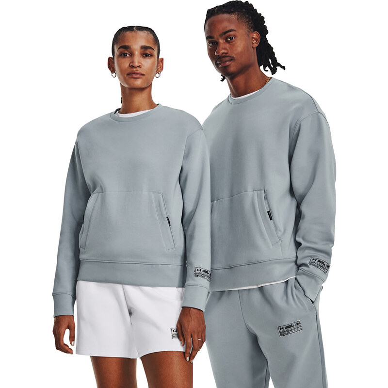 Felpa Under Armour Summit Knit Crew Blue XS