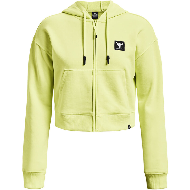 Felpa Under Armour Project Rck Hw Terry Fz Green S