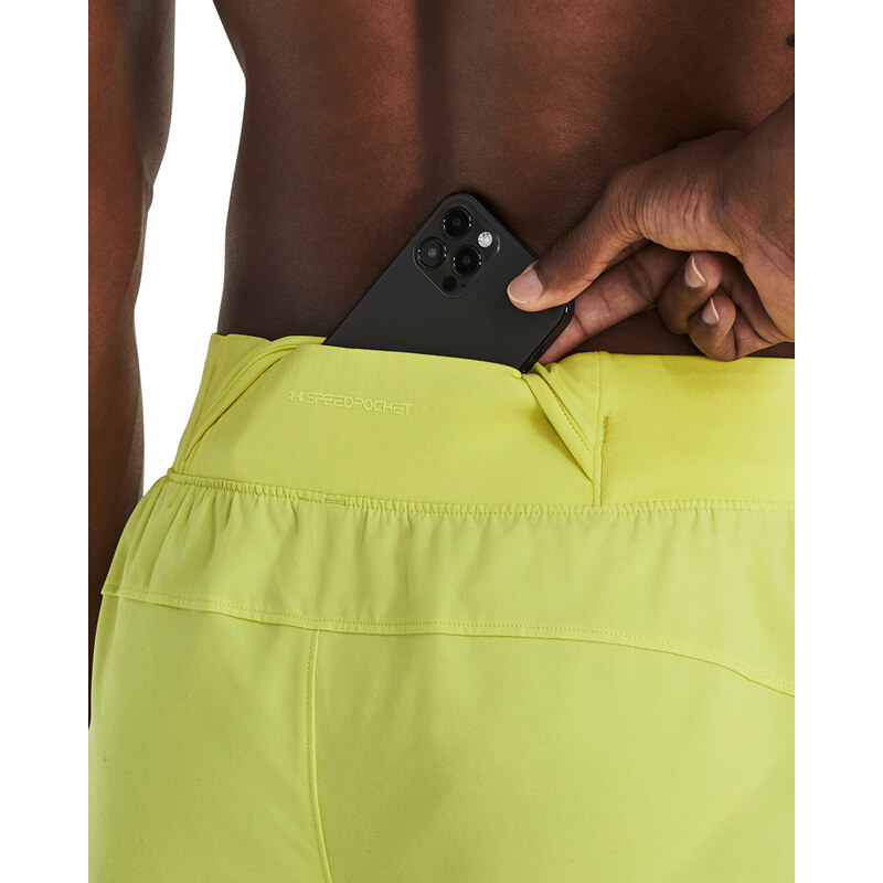 Pantaloncini Under Armour Launch Elite 7'' Short Lime Yellow S