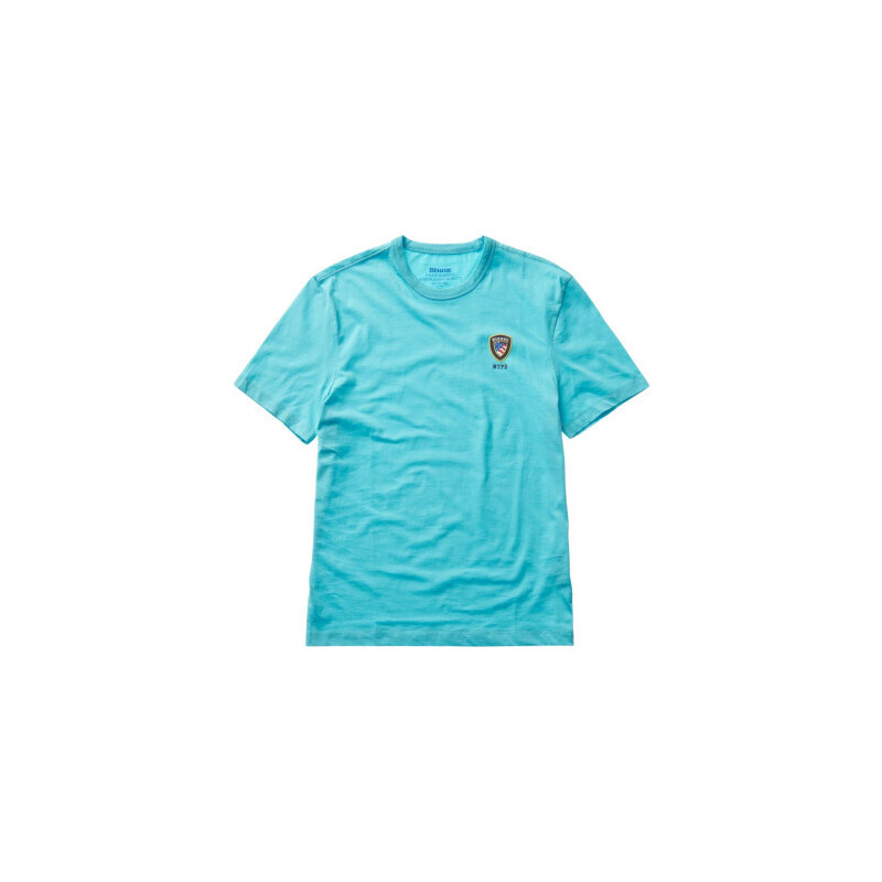 T-shirt a manica corta uomo turchese 2145 blauer s
