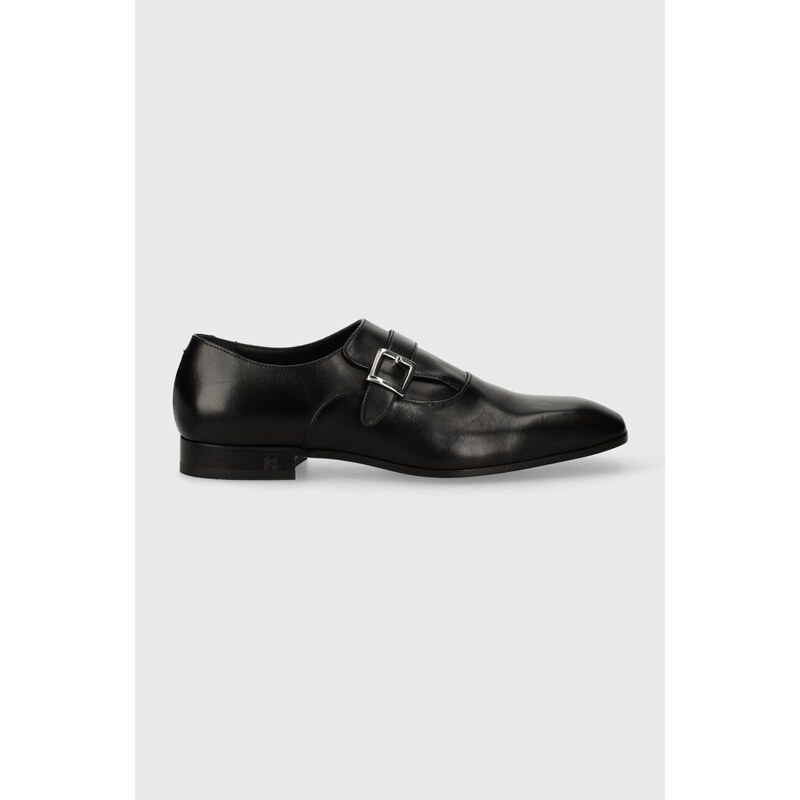 Karl Lagerfeld scarpe in pelle SAMUEL uomo colore nero KL12314