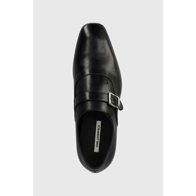 Karl Lagerfeld scarpe in pelle SAMUEL uomo colore nero KL12314