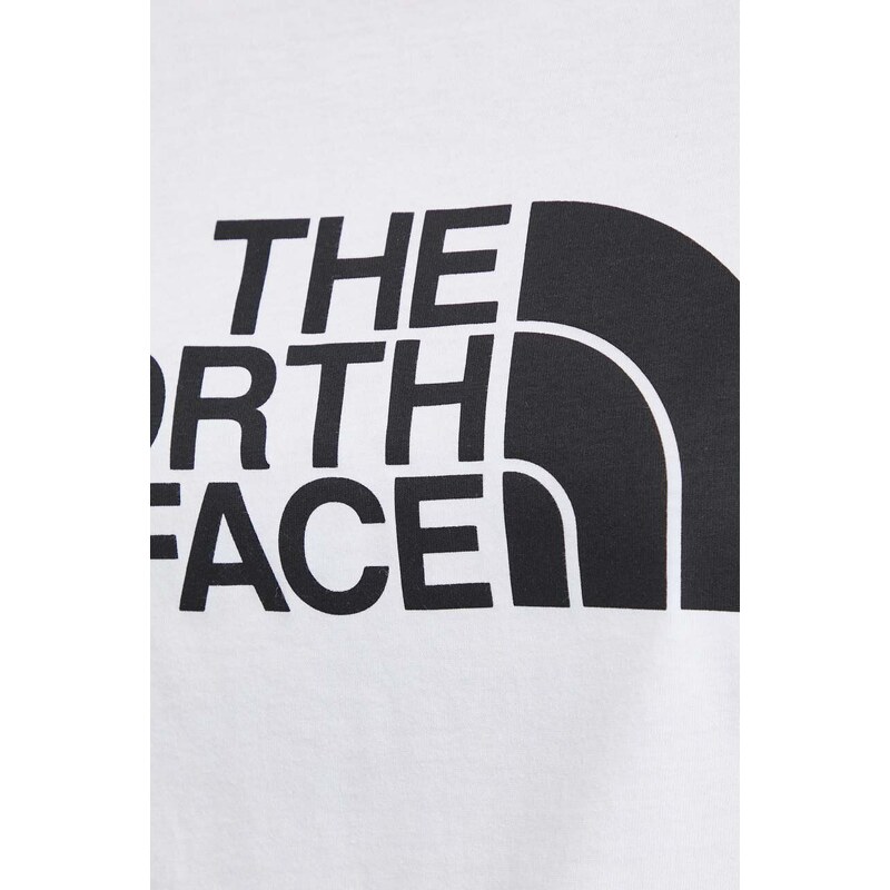 The North Face t-shirt in cotone donna colore bianco NF0A87NAFN41