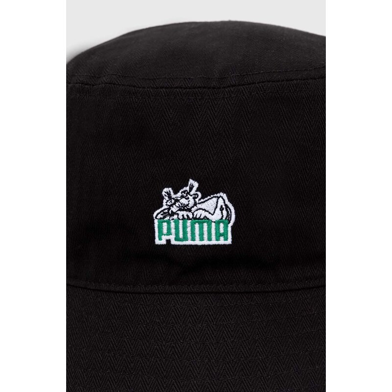 Puma berretto in cotone Skate Bucket colore nero 025133