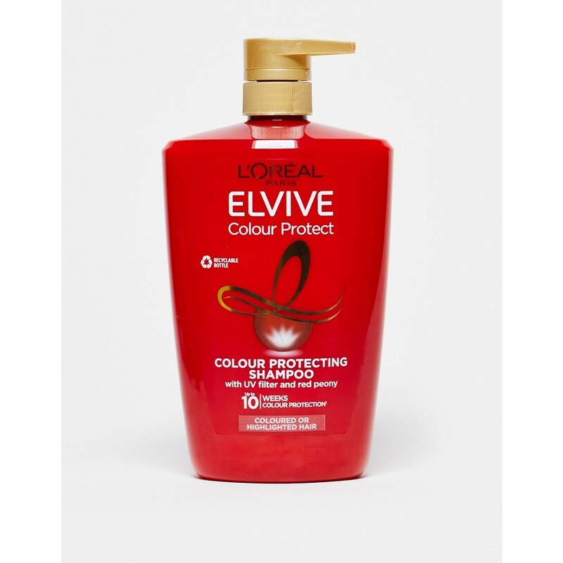 L'Oreal Elvive L'Oreal Paris - Elvive Dream Colour - Shampoo protettivo per capelli colorati formato XL con erogatore 1 l-Nessun colore