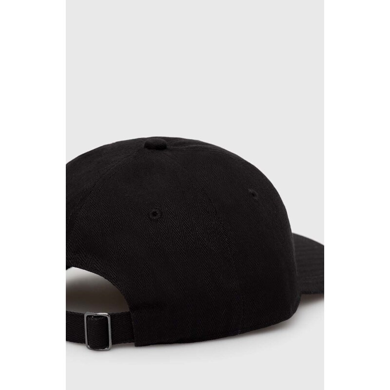 Puma berretto da baseball in cotone Skate Relaxed Low Curve colore nero con applicazione 025131