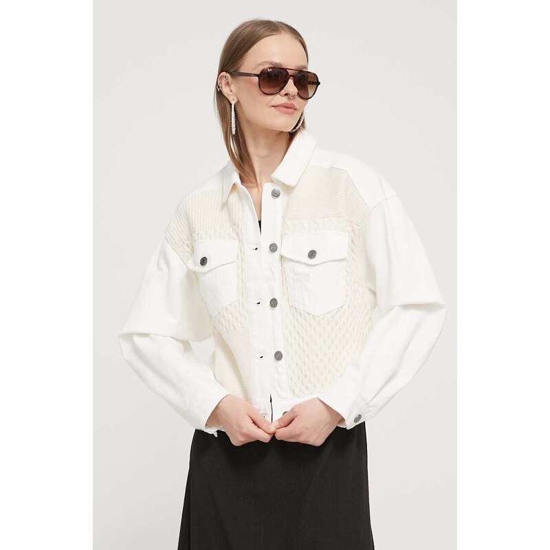 Desigual giacca SAN FRANCISCO donna colore bianco 24SWED46