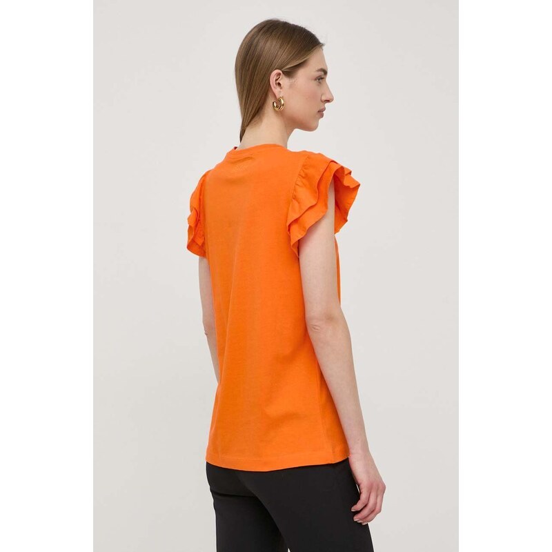 Silvian Heach t-shirt in cotone colore arancione