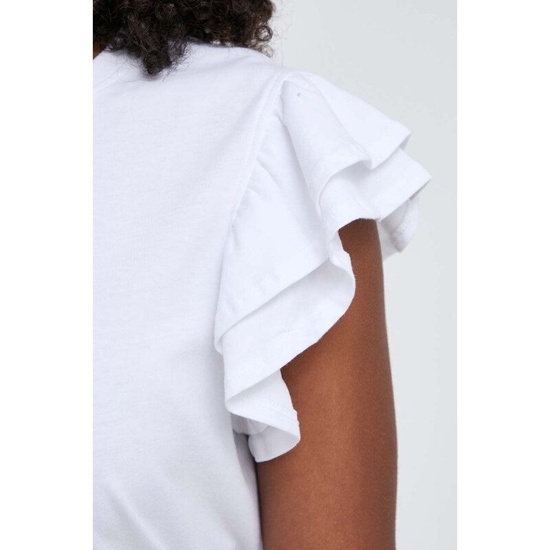 Silvian Heach t-shirt in cotone colore bianco