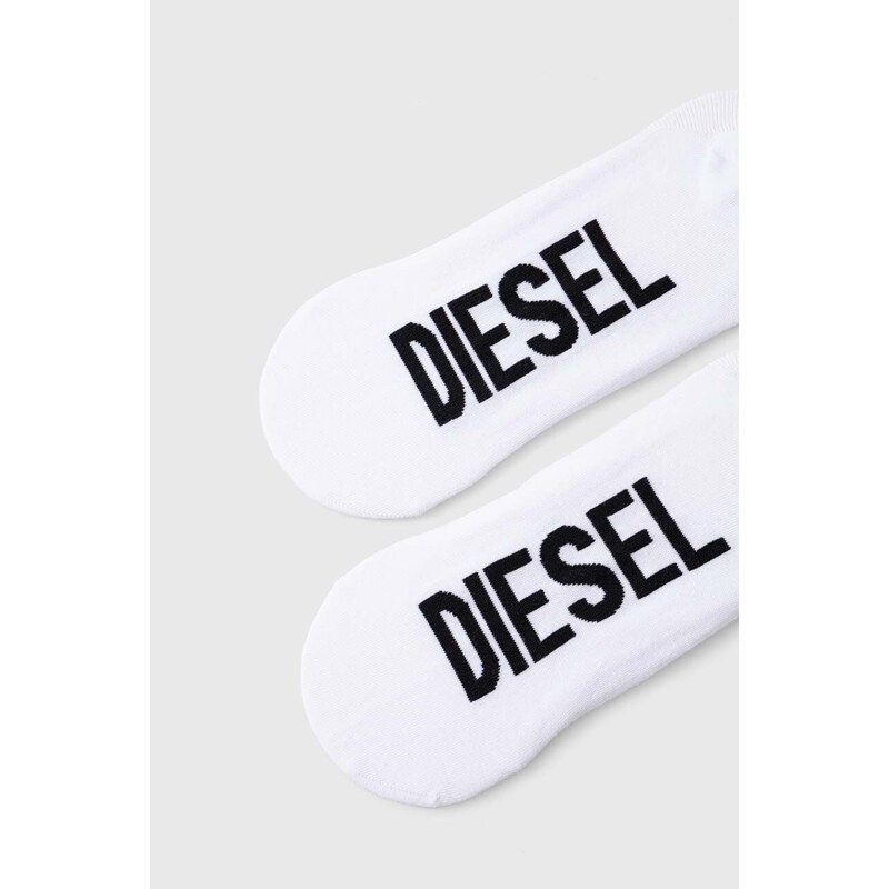 Diesel calzini pacco da 2 uomo colore bianco