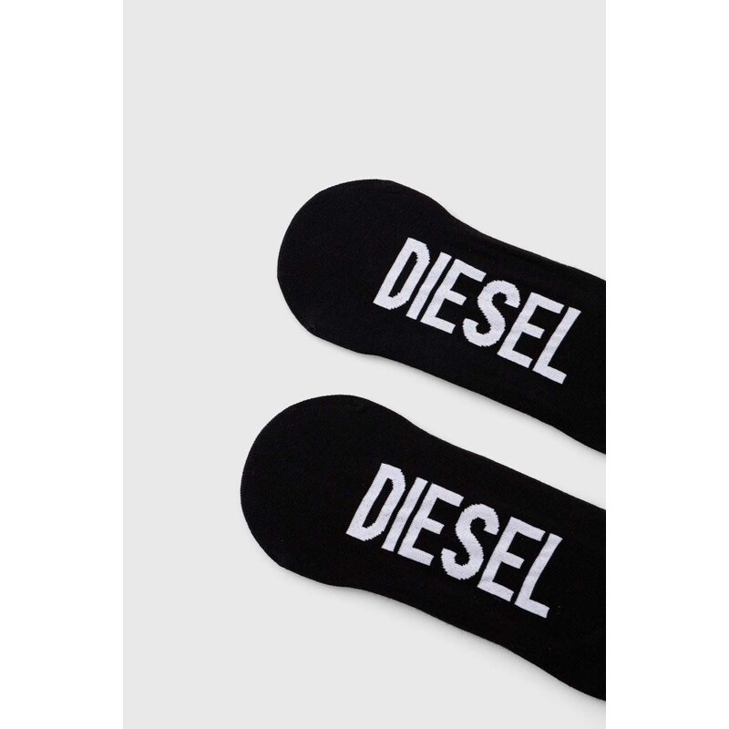 Diesel calzini pacco da 2 uomo colore nero