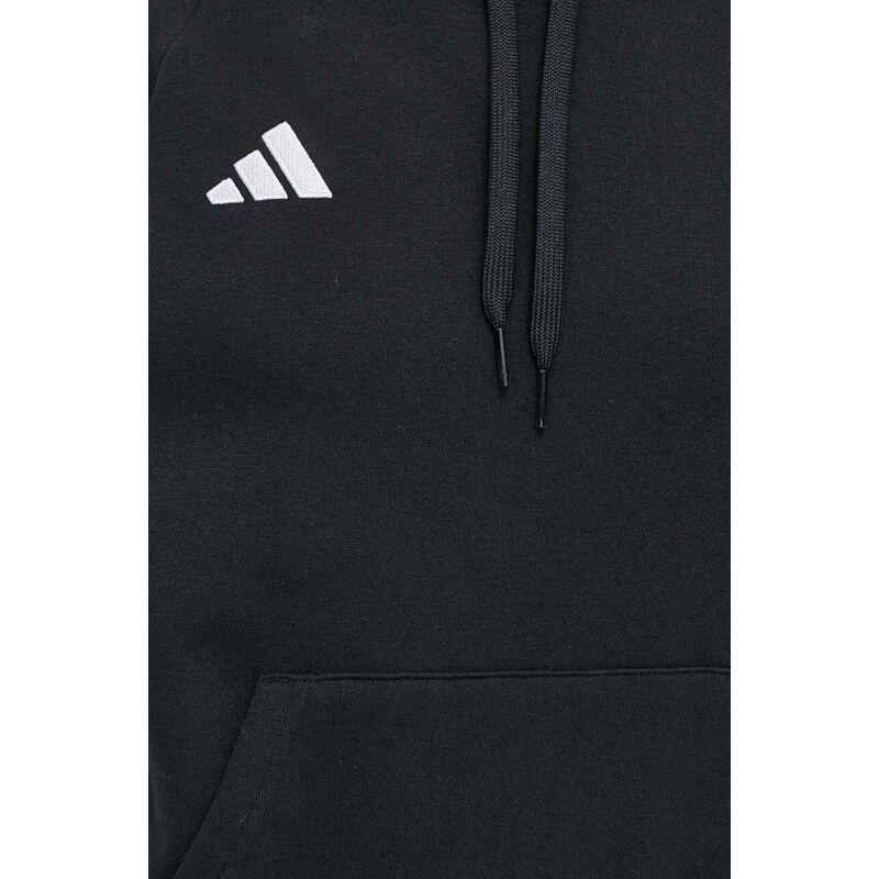 adidas Performance maglietta da trekking Tiro24 colore nero con cappuccio con applicazione IJ5607